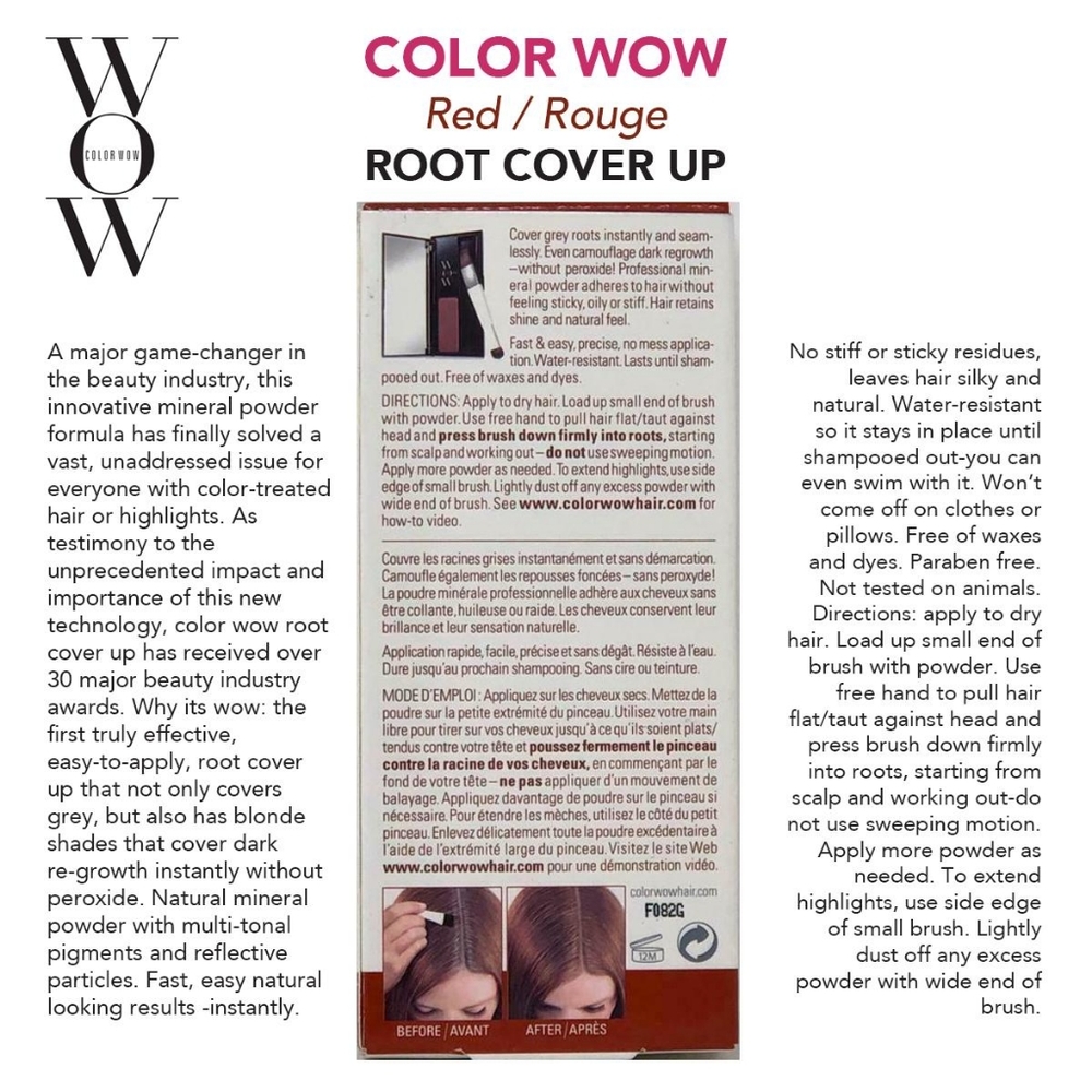 Color πππ Root Cover Up Red Rouge powder - Picture 2 of 13